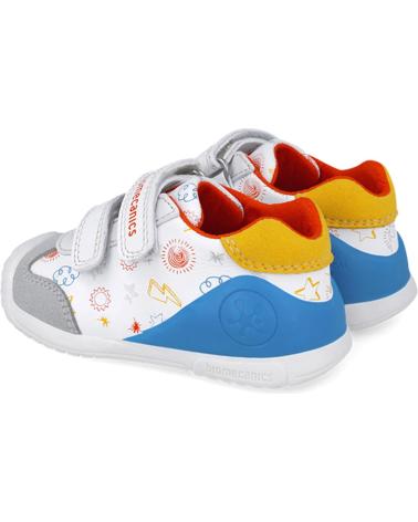 boy Zapatillas deporte BIOMECANICS DEPORTIVAS PARA NINO 252115 ESTAMPADO BLANCOYEMAC835