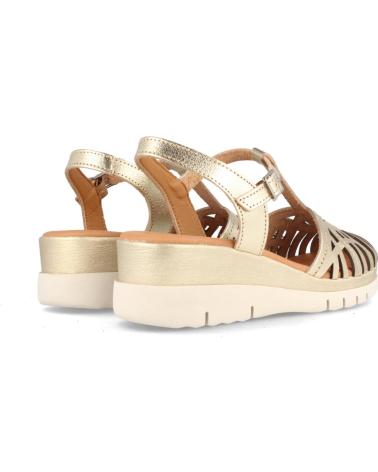 Sandalias de Mujer MARILA SANDALIA DE PIEL PARA MUJER CON CON CUNA TAY PLATINO