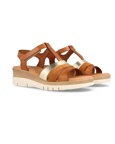 Sandalias de Mujer MARILA SANDALIA PARA MUJER DE PIEL CON CUNA MEDIA ARDA COMBI AVELLA AVELLANA
