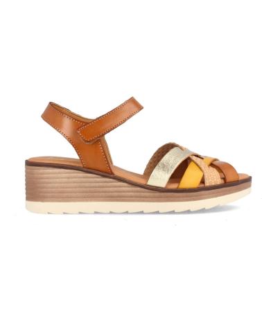 Sandalias de Mujer MARILA SANDALIA DE PIEL PARA MUJER CON CUNA MEDIA MORONI COMBI AVEL AVELLANA