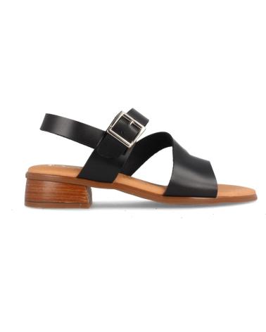 Sandalias de Mujer MARILA SANDALIAS PARA MUJER CON TACON BAJO ERI NEGRO