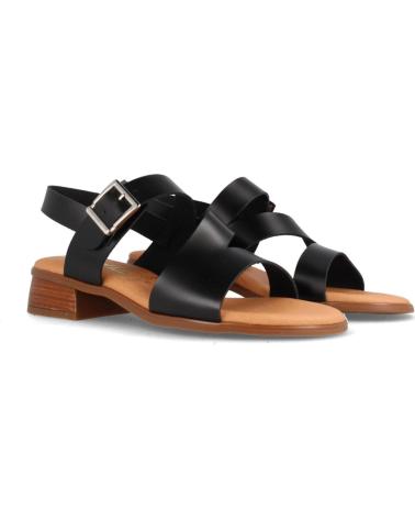 Sandalias de Mujer MARILA SANDALIAS PARA MUJER CON TACON BAJO ERI NEGRO