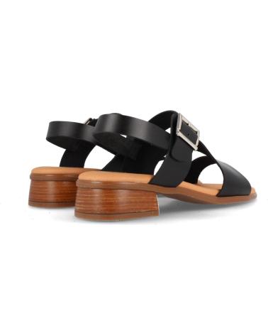 Sandalias de Mujer MARILA SANDALIAS PARA MUJER CON TACON BAJO ERI NEGRO