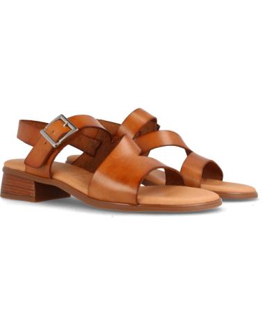 Sandalias de Mujer MARILA SANDALIAS PARA MUJER CON TACON BAJO ERI AVELLANA