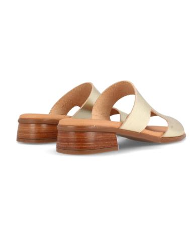 Sandalias de Mujer MARILA SANDALIA PARA MUJER DE PIEL CON TACON BAJO FARGO PLATINO