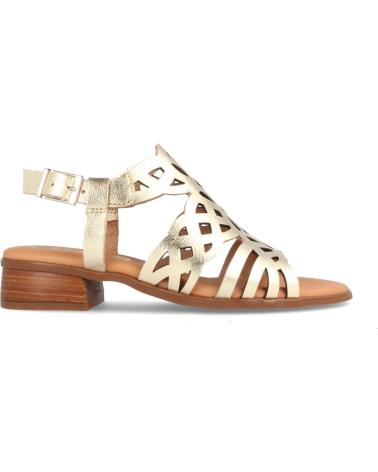 Sandali per Donna MARILA SANDALIA PARA MUJER DE PIEL CON TACON BAJO EVEREST PLATINO