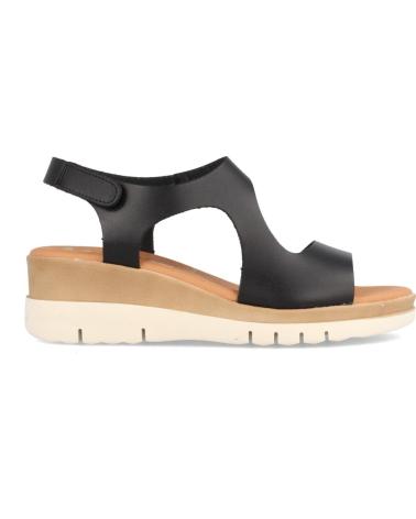 Sandali per Donna MARILA SANDALIA PARA MUJER DE PIEL CON CUNA MEDIA ALLEN NEGRO