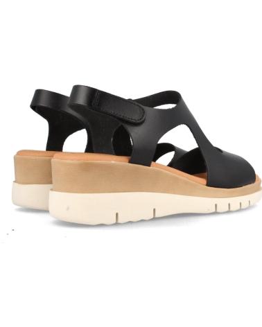 Sandales pour Femme MARILA SANDALIA PARA MUJER DE PIEL CON CUNA MEDIA ALLEN NEGRO