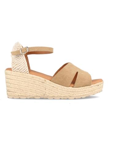 Sandali per Donna MARILA YUTE PARA MUJER DE SERRAJE CON CUNA MEDIA BOSTON MUSHROOM BEIGE