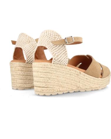 Sandali per Donna MARILA YUTE PARA MUJER DE SERRAJE CON CUNA MEDIA BOSTON MUSHROOM BEIGE