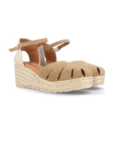 Sandali per Donna MARILA YUTE PARA MUJER DE SERRAJE CON CUNA MEDIA SEATTLE MUSHROOM BEIGE