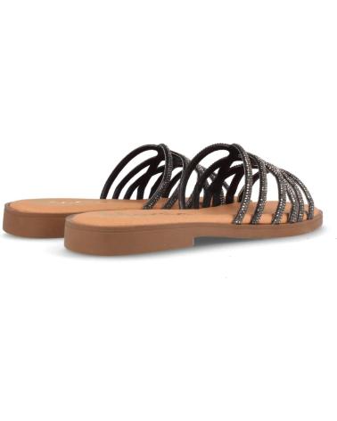 Sandalen für Damen MARILA ZUECO PLANO PARA MUJER OMA BRILLANTE ACERO PLOMO