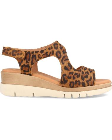 Sandali per Donna MARILA SANDALIA PARA MUJER DE PIEL CON CUNA MEDIA ALLEN LEOPARDO LEPARDO