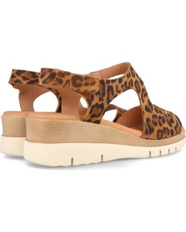 Sandálias de Mulher MARILA SANDALIA PARA MUJER DE PIEL CON CUNA MEDIA ALLEN LEOPARDO LEPARDO