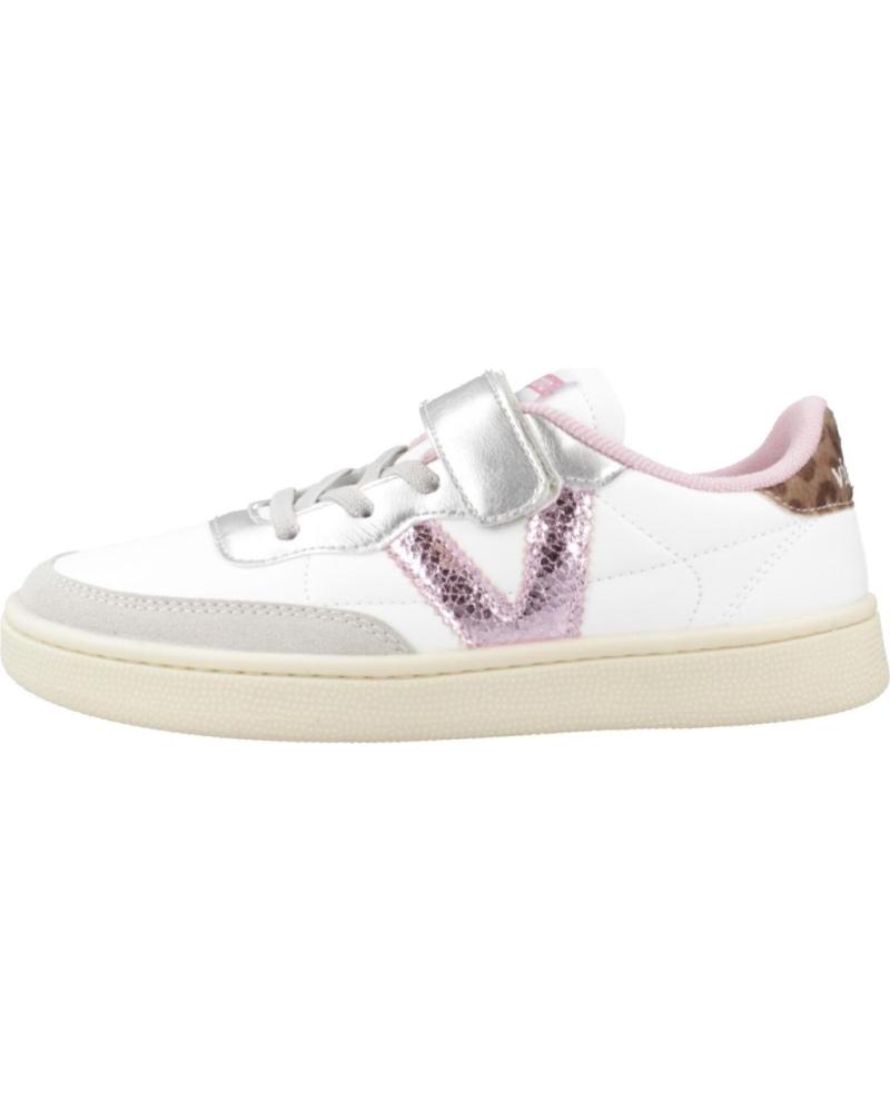 Deportivas de Niña VICTORIA ZAPATILLAS NINA MODELO 1256103V COLOR BLANCO PLATA