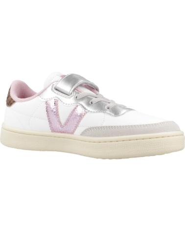 Deportivas de Niña VICTORIA ZAPATILLAS NINA MODELO 1256103V COLOR BLANCO PLATA