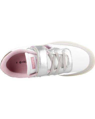 Deportivas de Niña VICTORIA ZAPATILLAS NINA MODELO 1256103V COLOR BLANCO PLATA