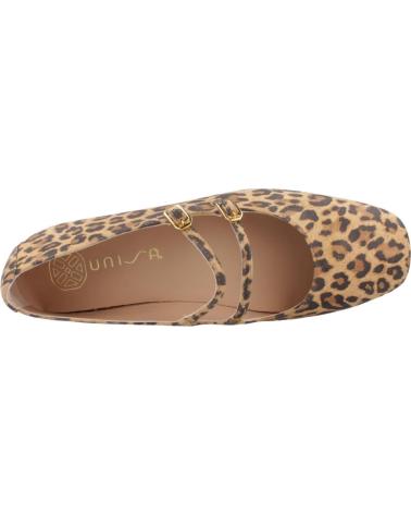 UNISA BERLEY 25 - ANIMAL PRINT CANELE BALLET FLATS CANELE