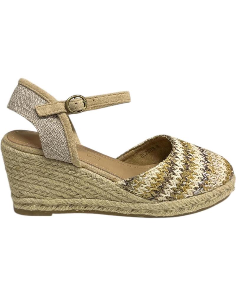 Sandálias de Mulher CALZADOMANIA YUTE IMITACION RAFIA MULTICOLOR