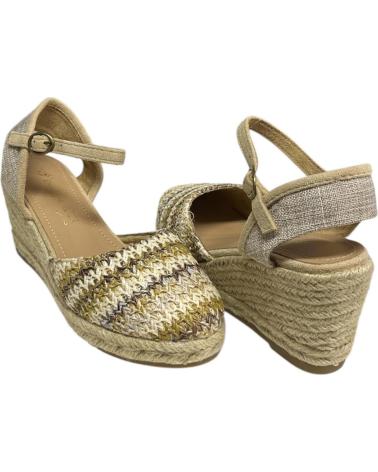 Sandálias de Mulher CALZADOMANIA YUTE IMITACION RAFIA MULTICOLOR