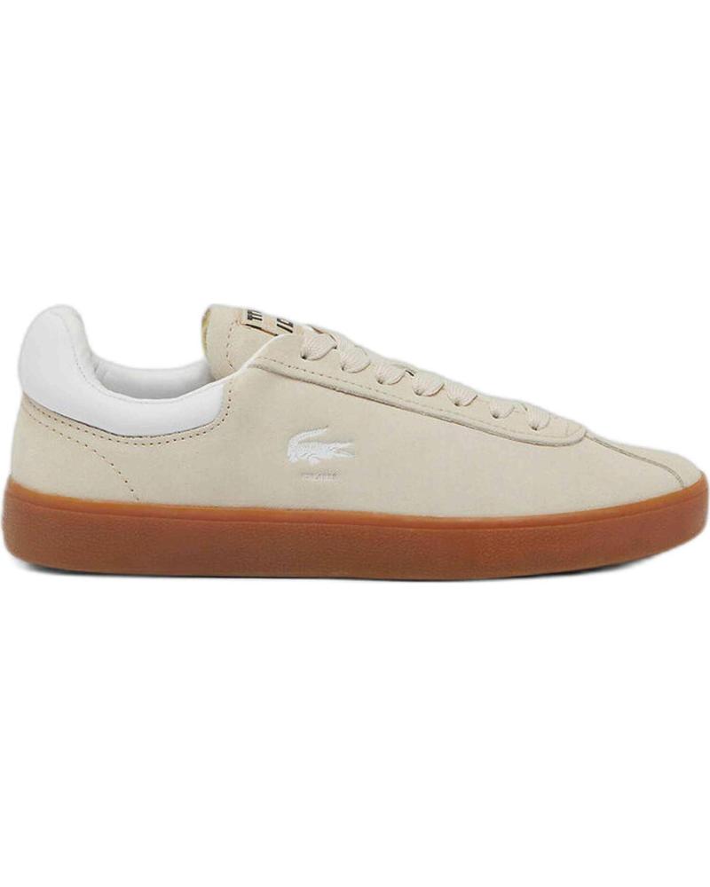 Sportivo per Donna LACOSTE ZAPATILLAS CASUAL BASESHOT 224 1 SFA BEIGE