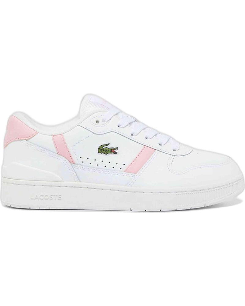 Sportivo per Donna LACOSTE ZAPATILLAS PARA MUJER EN COLOR BLANCO