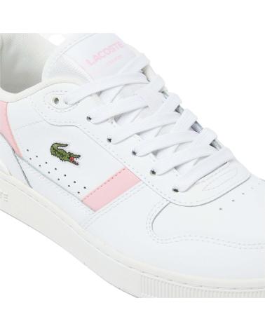 Sportivo per Donna LACOSTE ZAPATILLAS PARA MUJER EN COLOR BLANCO