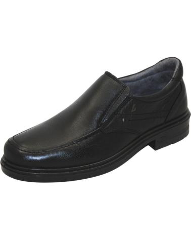 Zapatos de Hombre LUISETTI - MOCASIN LABORAL DE PIEL PARA PLANTILLAS DE HOMBR NEGRO