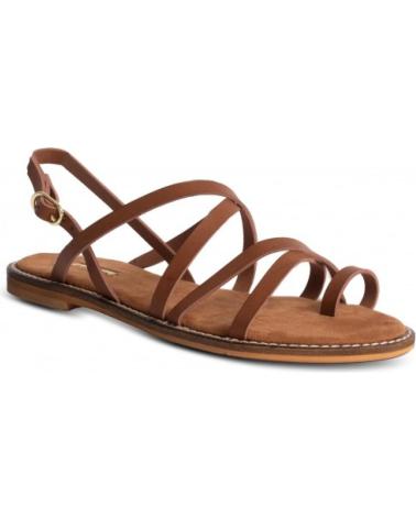 Sandalen für Damen CORINA SANDALIA RASA MUJER CASTANHO