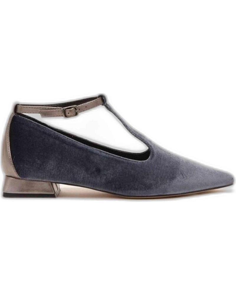 Bailarinas per Donna AZAREY 574H968 BAILARINAS DE TERCIOPELO CON CORREA METALIZADA BLACK