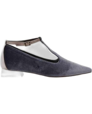 Bailarinas per Donna AZAREY 574H968 BAILARINAS DE TERCIOPELO CON CORREA METALIZADA BLACK