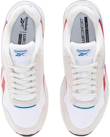Sportivo per Uomo REEBOK 100201491 GL1100 BARELYGRY-VECTRED-KINETICBLUE