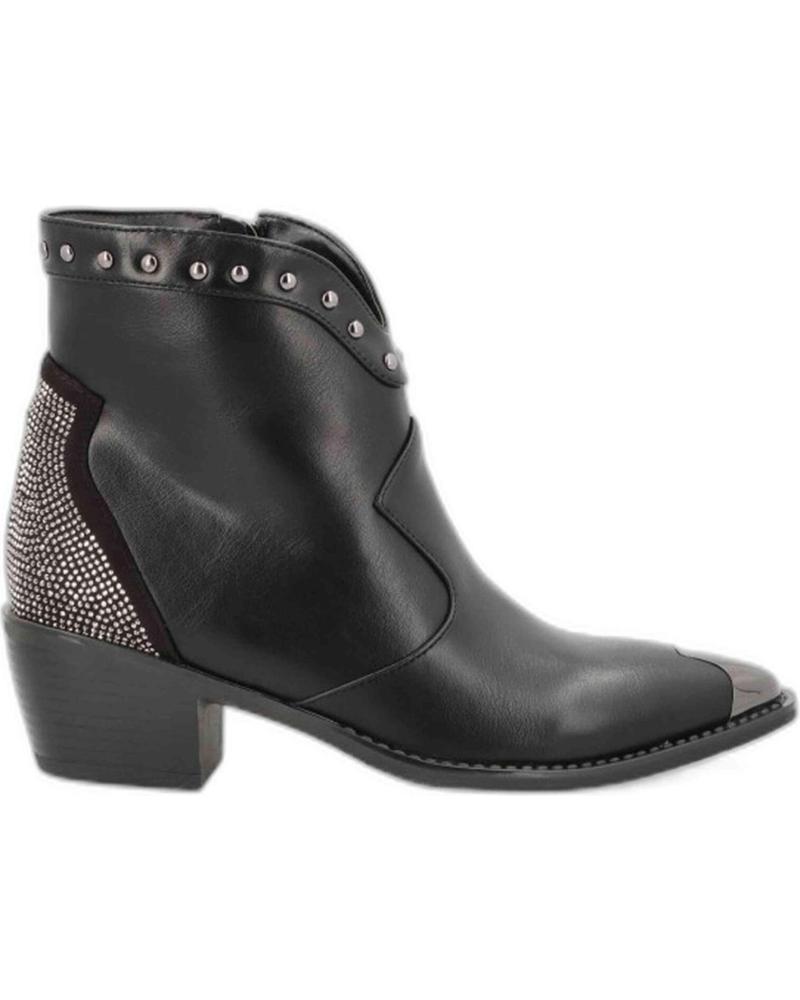 Stivali per Donna AZAREY 462H650 BOTIN COWBOY CON PEDRERIA EN EL TALON BLACK