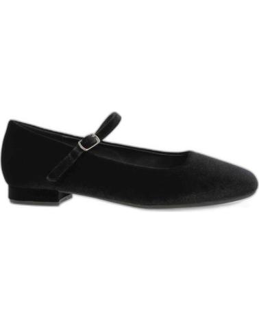 Mocassini per Donna AZAREY MANOLETINAS BAILARINAS FLEXIBLES TERCIOPELO PARA MUJER EN CO NEGRO