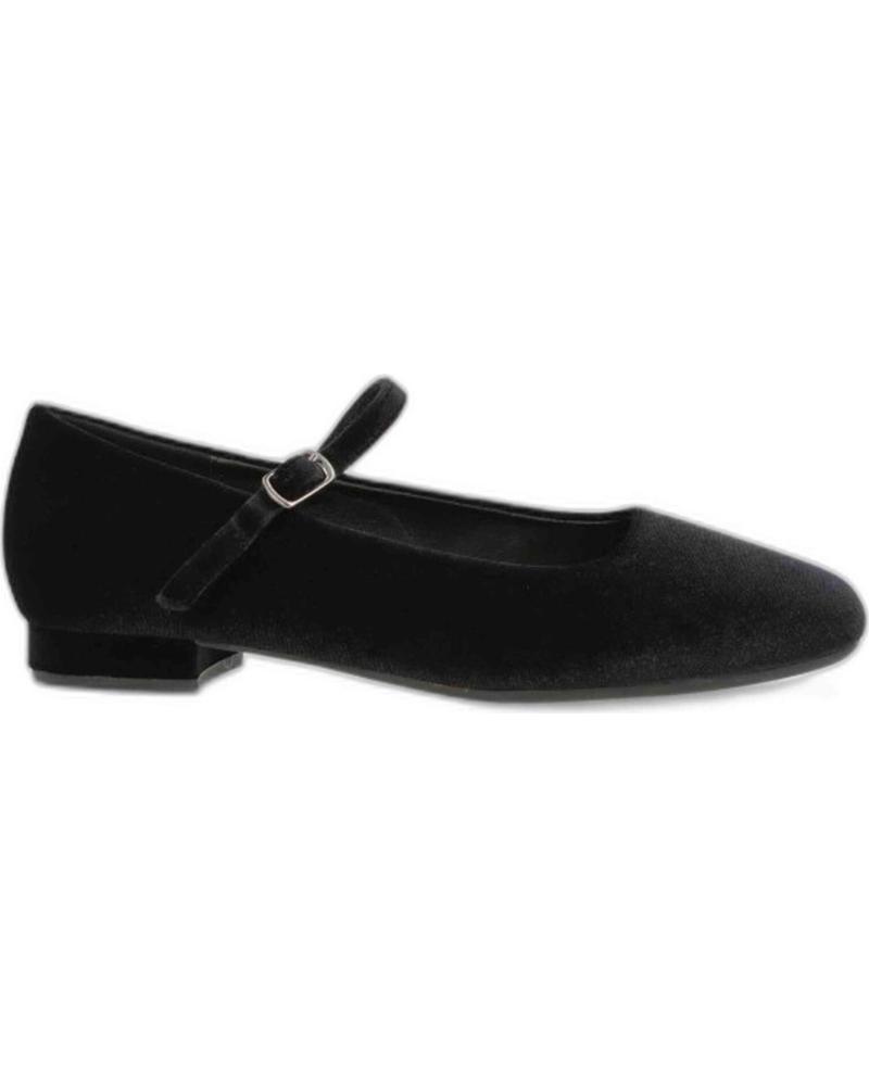 Mocassini per Donna AZAREY MANOLETINAS BAILARINAS FLEXIBLES TERCIOPELO PARA MUJER EN CO NEGRO