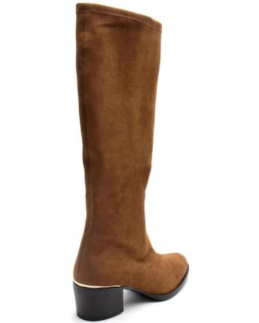 Woman boots MISS ELASTIC BOTA  77411 TABACO