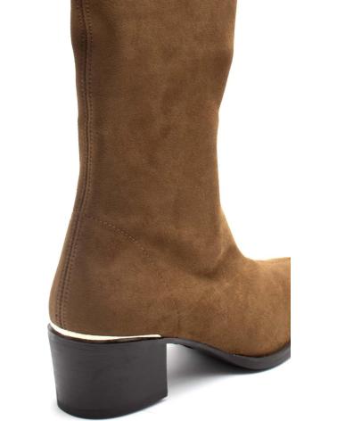 Woman boots MISS ELASTIC BOTA  77411 TABACO