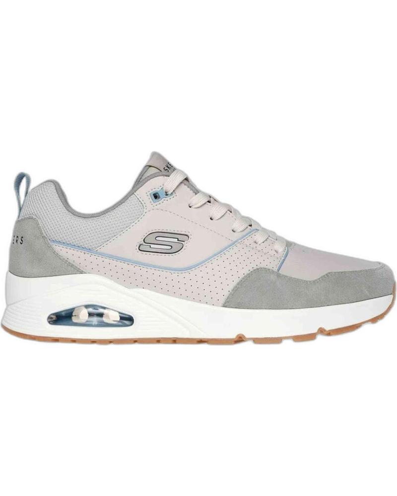 Scarpe sport per Uomo SKECHERS ZAPATILLAS UNO - RETRO ONE PARA HOMBRE EN COLOR GRIS GRIS