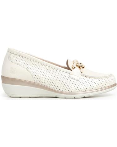 Mocassins pour Femme 24 HORAS ZAPATO CASUAL DE PIEL CON CUNA DE GOMA LINO