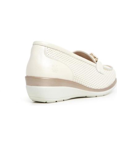 Mocassins pour Femme 24 HORAS ZAPATO CASUAL DE PIEL CON CUNA DE GOMA LINO