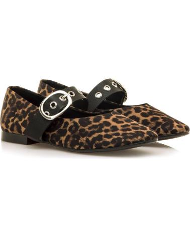 Woman Flat shoes MTNG 55290 NEGRO
