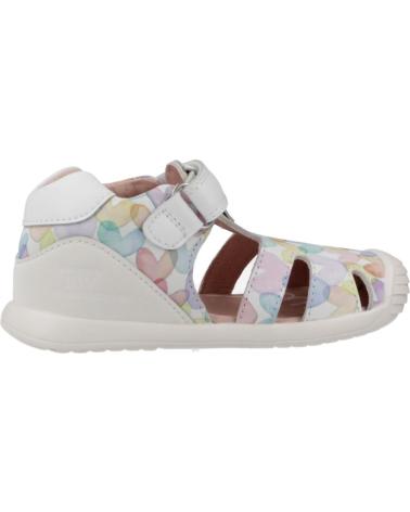 Sandales pour Fille BIOMECANICS SANDALIAS PARA NINA 252110 ESTAMPADO CORAZONES BLANCOB050