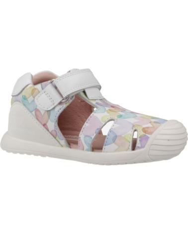 Sandales pour Fille BIOMECANICS SANDALIAS PARA NINA 252110 ESTAMPADO CORAZONES BLANCOB050