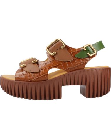 Sandálias de Mulher 4CCCCEES SANDALIAS MUJER MODELO PLIA ASTRA COLOR MARRON BROWN