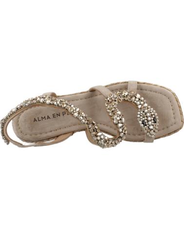 Sandalen für Damen ALMA EN PENA ALPARGATAS MUJER MODELO V251276 COLOR MARRON VISION