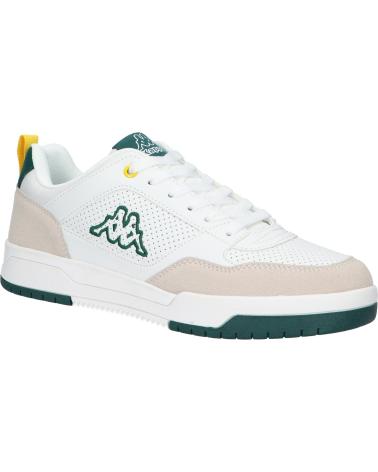 Sneaker für Herren KAPPA 381V3EW LOGO MANIS A0U - WHITE-GREEN DK