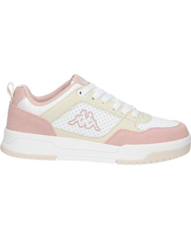 Sneaker für Damen KAPPA 381V3FW LOGO MANISW A0P - WHITE-PINK SMOKE