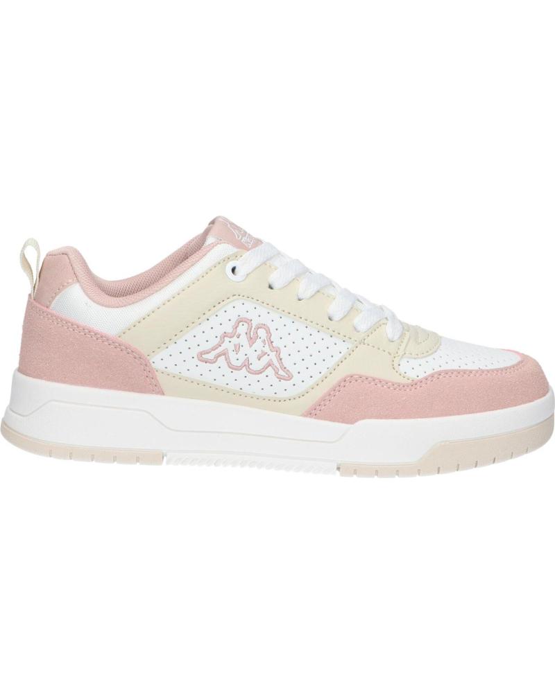 Sneaker für Damen KAPPA 381V3FW LOGO MANISW A0P - WHITE-PINK SMOKE