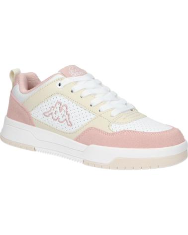 Sneaker für Damen KAPPA 381V3FW LOGO MANISW A0P - WHITE-PINK SMOKE