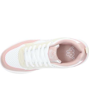 Sneaker für Damen KAPPA 381V3FW LOGO MANISW A0P - WHITE-PINK SMOKE